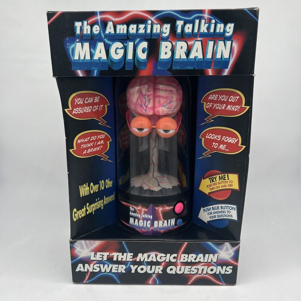 Regency Toys Animated Amazing Talking Magic Electronic Psychic Brain Vtg 1999